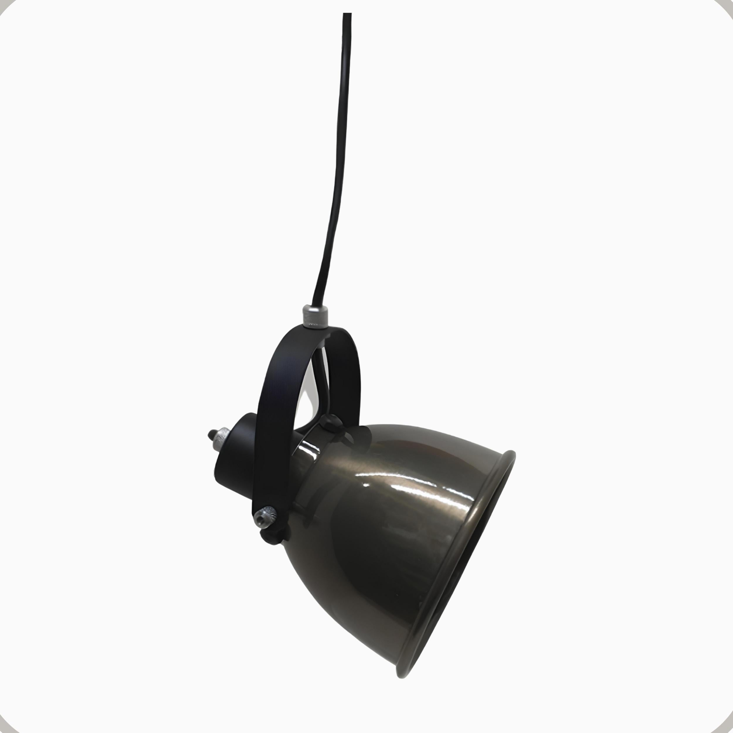 Pendente Omega Aluminio Teto Cabo 1 metro 1 Luz E27 Bivolt Lumini Lab