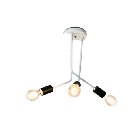 Plafon Lumiviva Aluminio Teto 3 Luzes E27 Bivolt Lumini Lab