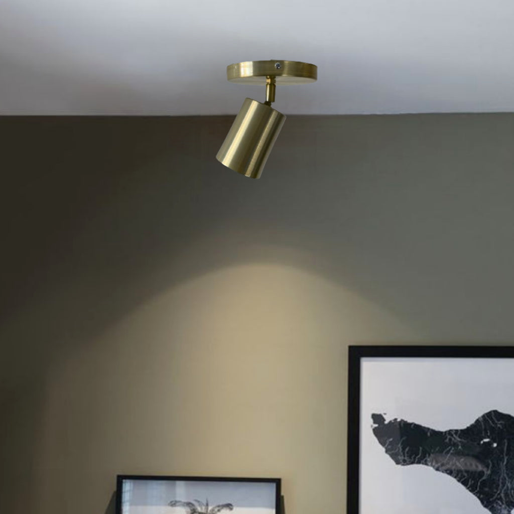 Spot Industrial Aluminio Teto 1 Luz GU10 Bivolt Lumini Lab