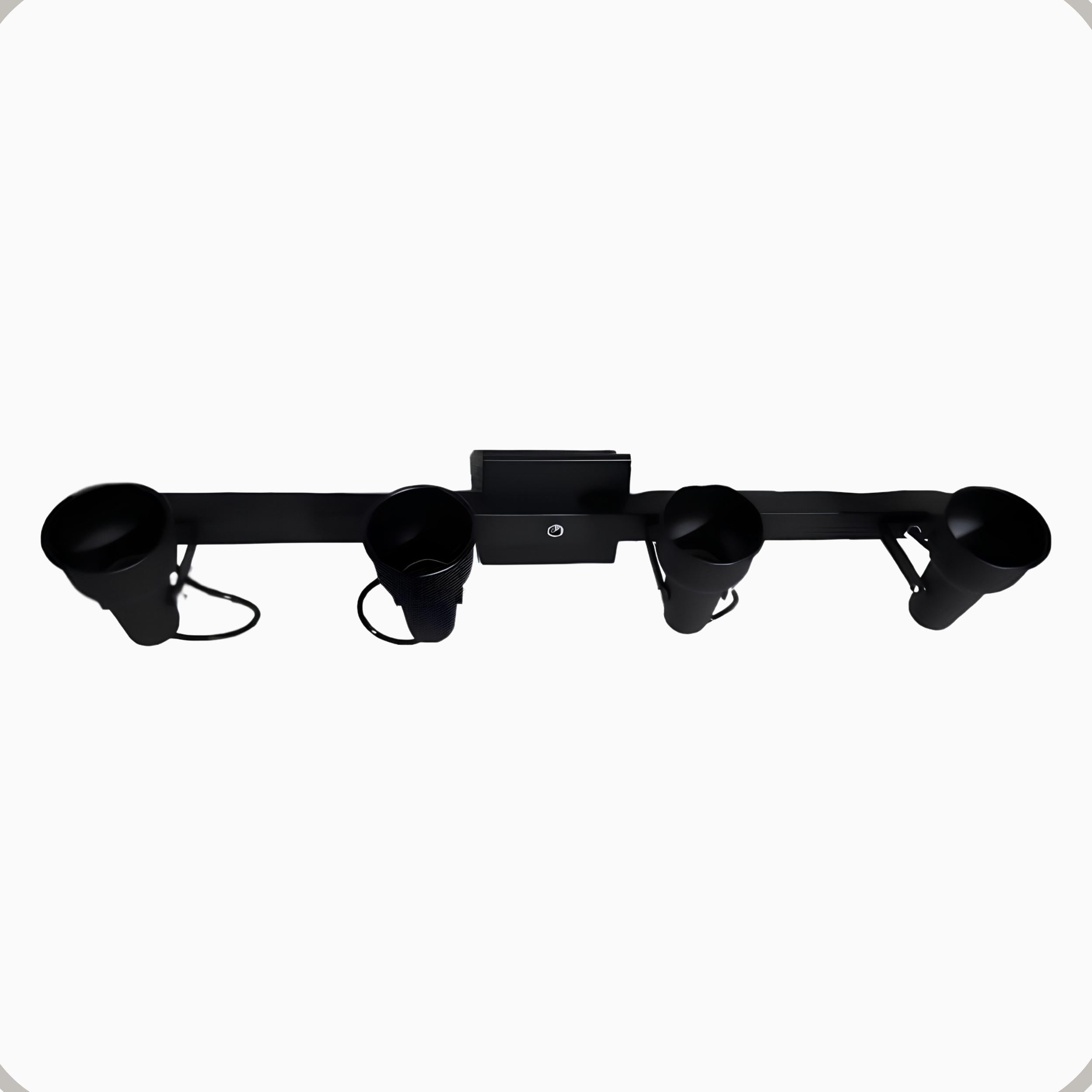Spot Trilho PAR 20 Aluminio Teto 4 Luzes E27 Bivolt Lumini Lab