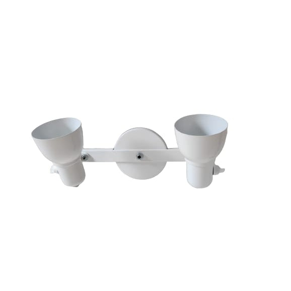 Spot Trilho Light Aluminio Teto E27 2 Luzes Lumini Lab