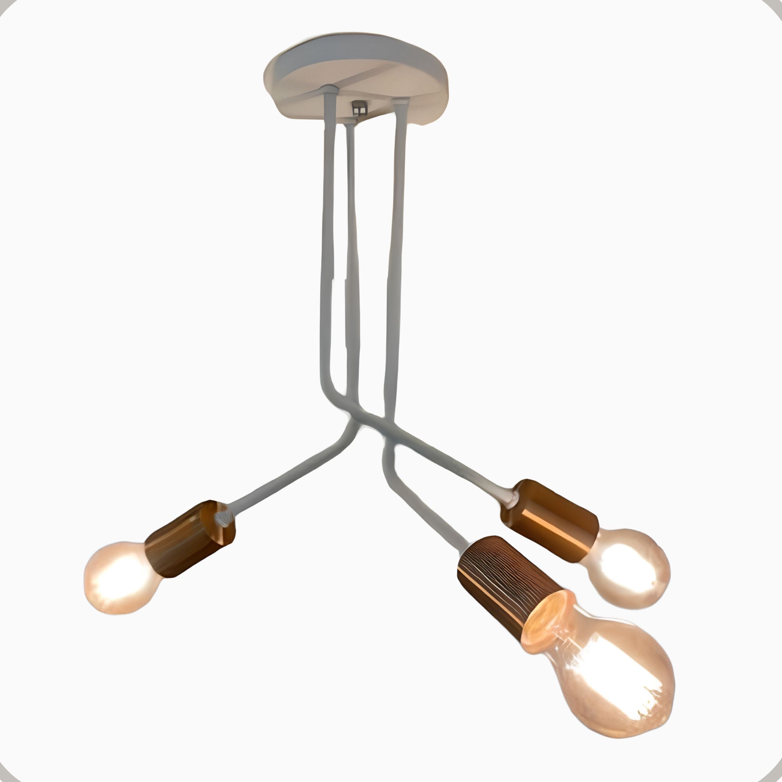 Plafon Lumiviva Aluminio Teto 3 Luzes E27 Bivolt Lumini Lab
