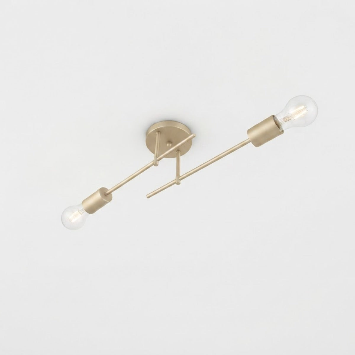 Plafon Naviano Aluminio Teto E27 2 Luzes Lumini Lab