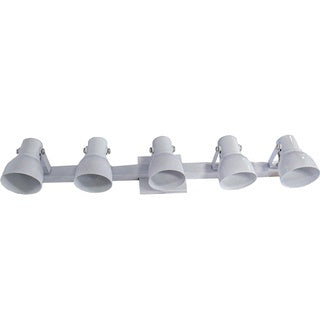 Spot Trilho Popular Aluminio Teto 5 Luzes E27 Bivolt Lumini Lab