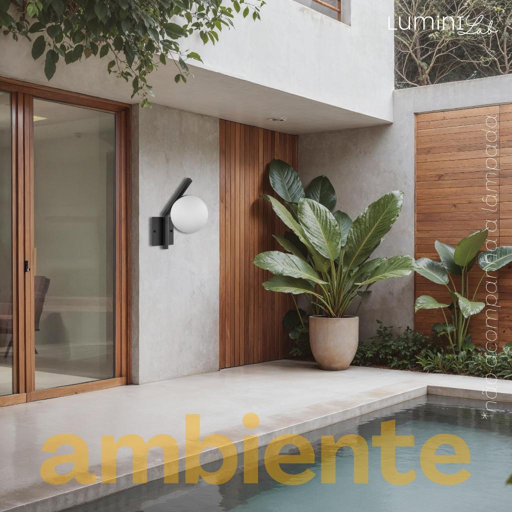 Arandela Roar Aluminio Parede 1 Luz G9 D12 Bivolt Lumini Lab