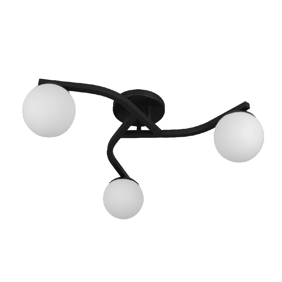 Plafon Marrakesh Aluminio Teto 3 Luzes G9 D12 Bivolt Lumini Lab