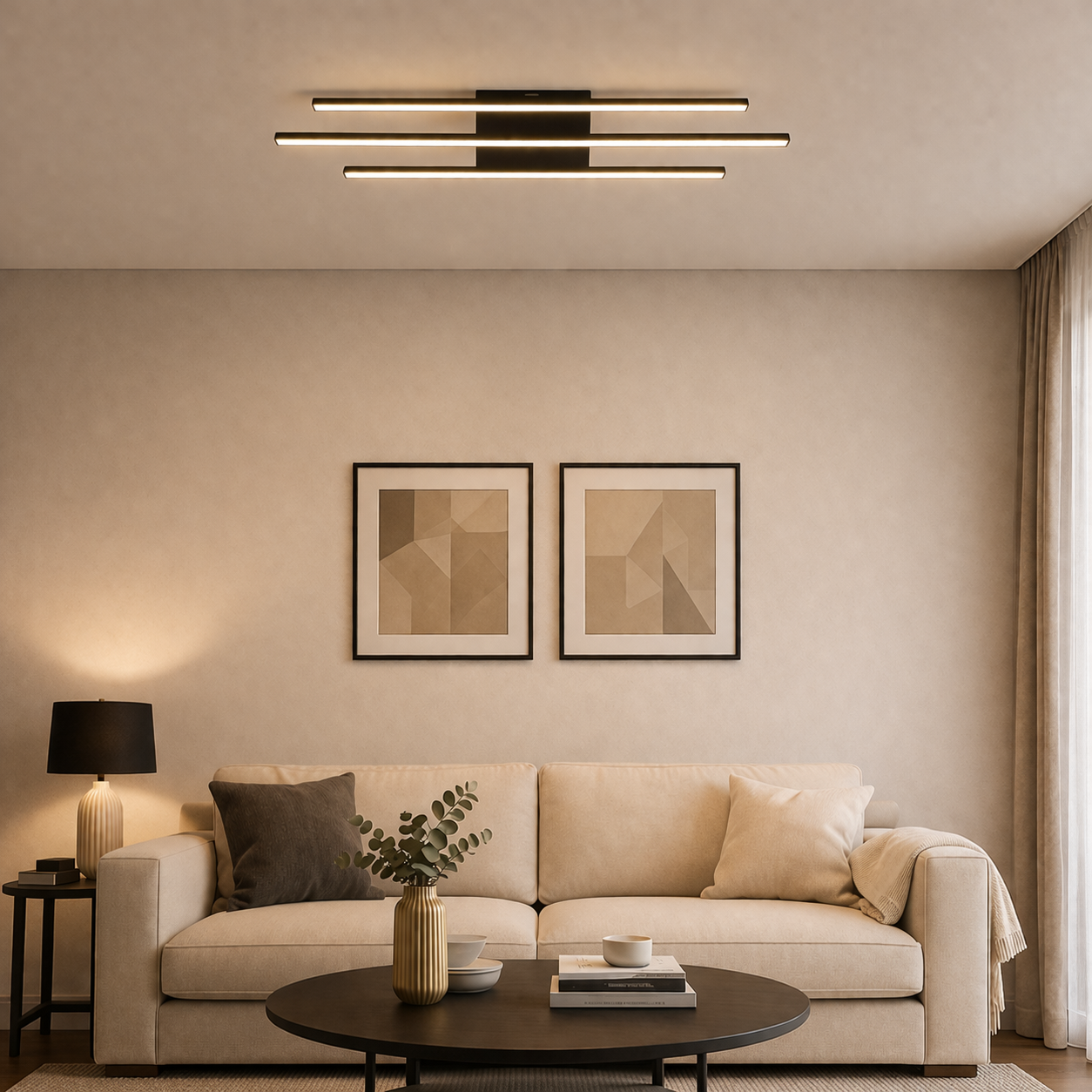 Arandela Led Line Sobrepor Aluminio 3 Luzes Bivolt Lumini Lab